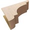 Ekena Millwork 11"W x 33"D x 22"H Classic New Brighton Rough Cedar Woodgrain TimberThane Corbel, Primed Tan CORUR11X33X22NEBRCPR - alternate 3